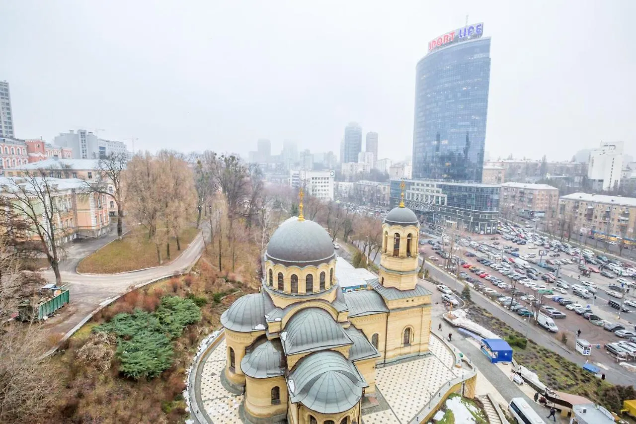 S48 New Modern Apartment - Amazing Panoramic View With Balcony 10 Floor On Gulliver Mall - Palace Of Sports, Shovkovychna St, 48 Kiev